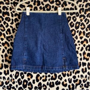 Brandy Melville Denim Mini Skirt